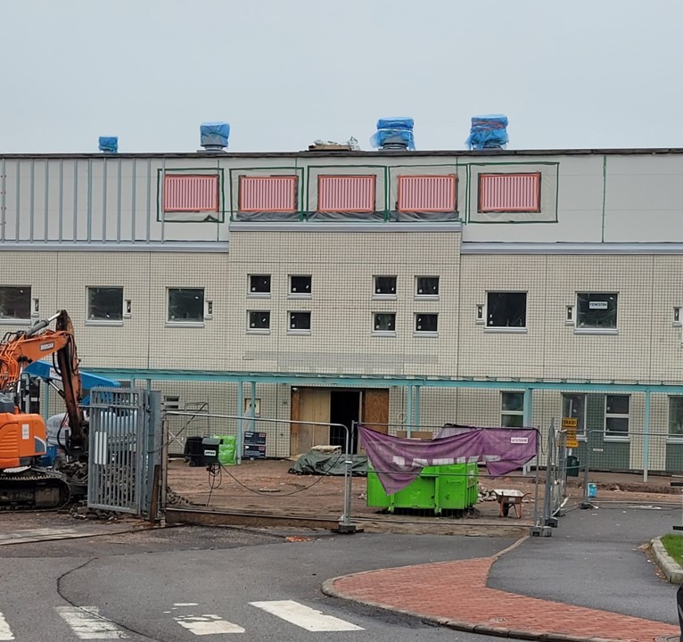 Espoonlahden terveyskeskus remontin alla