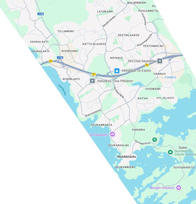 Suur-Espoonlahden kartta